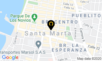 Mapa de Almacén Baby Junior en Santa Marta