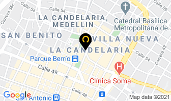 Mapa de Almacén Bellas Telas en Medellín