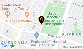 Mapa de Almacén Bicicletas Y Accesorios en Cali