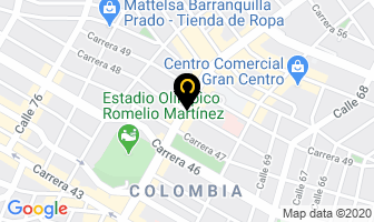 Mapa de Almacen Bizantine en Barranquilla