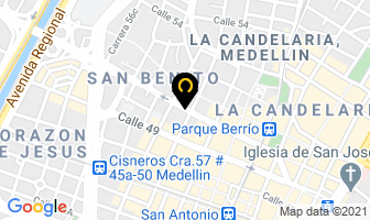 Mapa de Almacén Bombas S.a. en Medellín