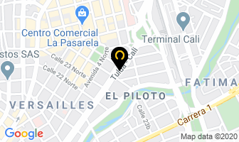 Mapa de Almacén Bombas S.a. en Cali