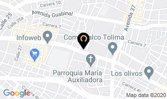 Mapa de Almacén boulevar de la decoración en Ibagué