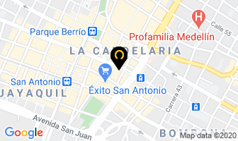 Mapa de Almacén Bronces en Medellín