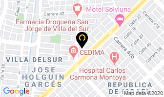 Mapa de Almacén California en Cali
