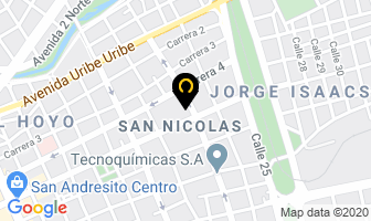 Mapa de Almacén Casa Hidráulica en Cali