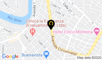 Mapa de Almacén Casa Musical en Montería