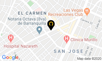 Mapa de Almacen Casco Ya en Barranquilla