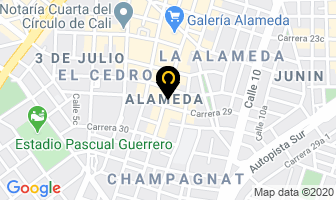 Mapa de Almacén Celebraciones en Cali
