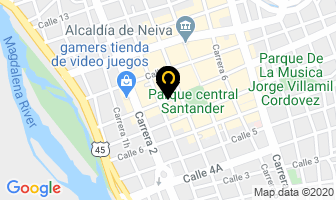 Mapa de Almacén Centro Adornos en Neiva