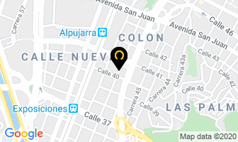 Mapa de Almacén Centro Mazda en Medellín