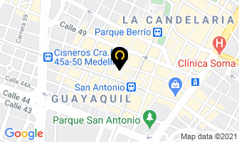 Mapa de Almacén Chalos en Medellín