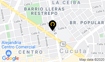 Mapa de Almacen Chedoford-Ger en Cúcuta