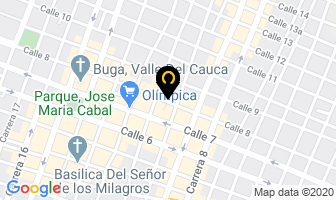 Mapa de Almacén Colpinturas en Guadalajara de Buga