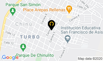 Mapa de Almacen Coti Sport en Chinú