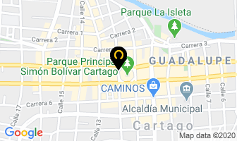 Mapa de Almacén Credidescuentos en Cartago