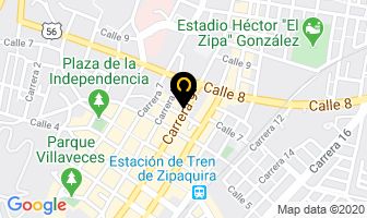Mapa de Almacen De Pinturas Eka en Zipaquirá