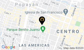 Mapa de Almacén Deportivo Marby en Popayán