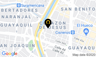 Mapa de Almacen Discos Campanas en Medellín