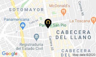 Mapa de Almacen Discos Leo en Bucaramanga