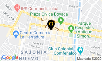 Mapa de Almacén El Botón en Tulua
