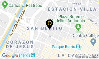 Mapa de Almacén El Coe en Medellín