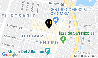 Mapa de Almacén El Comercio Electrico Ltda. en Barranquilla