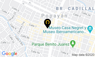 Mapa de Almacén El Cóndor en Popayán