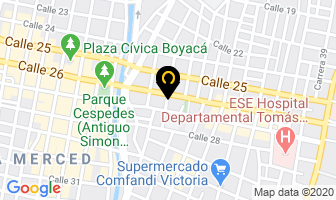 Mapa de Almacen El Cortinero en Tulua