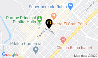 Mapa de Almacen El Mayorista en Pitalito