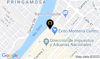 Mapa de Almacen El Pescador en Montería