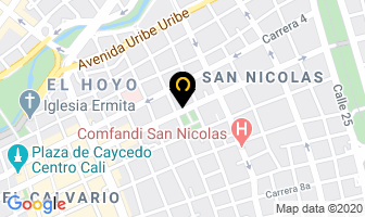 Mapa de Almacen Electrico De Cali S.a.s en Cali