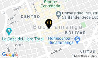 Mapa de Almacen Electrocentro en Bucaramanga