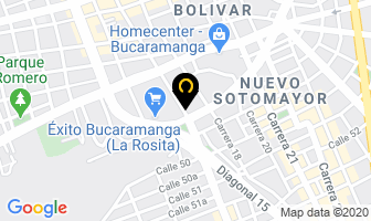 Mapa de Almacén Electroindustrial en Bucaramanga