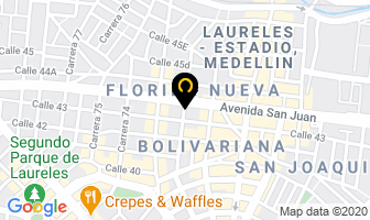 Mapa de Almacén Electrónica Avs S.a. en Medellín