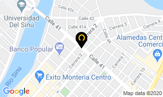 Mapa de Almacén Electroplantas en Montería