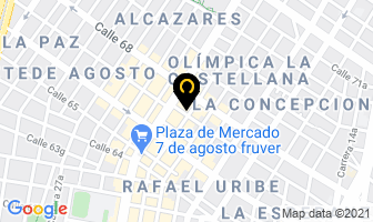 Mapa de Almacén Empaques Uno A en Bogotá D.C