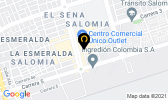Mapa de Almacén Estilo Urbano en Cali
