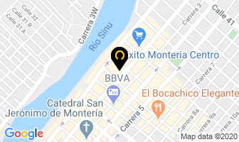 Mapa de Almacén Estrella Del Sinú en Montería