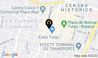 Mapa de Almacén Ferretécnico en Tunja