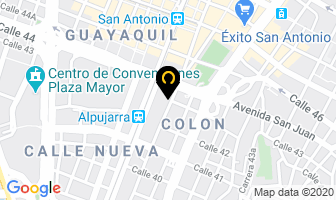 Mapa de Almacén francés en Medellín
