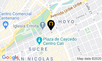 Mapa de Almacen Frío Repuestos Ltda. en Cali