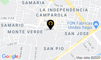 Mapa de Almacen Fullmuebles S.a.s en Itaguí