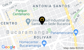 Mapa de Almacén Gamas en Bucaramanga