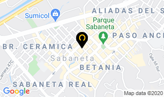 Mapa de Almacén Gehs en Sabaneta