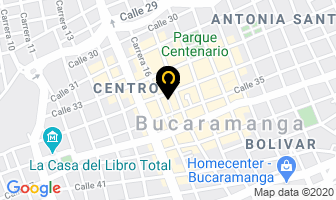 Mapa de Almacén Impacto en Bucaramanga