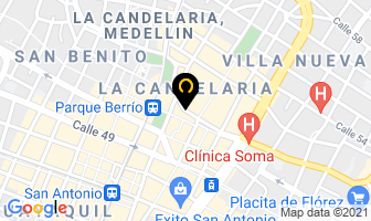 Mapa de Almacén Infantiles en Medellín