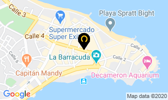 Mapa de Almacén Isla Hogar en San Andrés