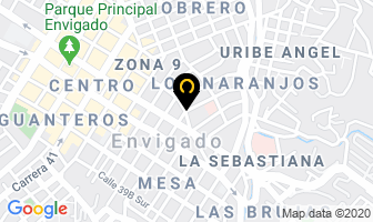 Mapa de Almacen Jhon Llaves en Envigado