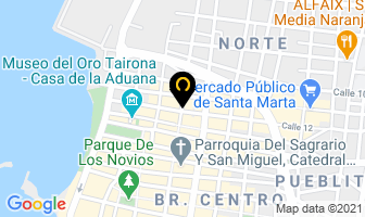 Mapa de Almacén La Bodega en Santa Marta